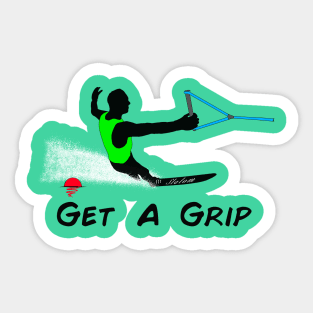 Get a Grip Sticker